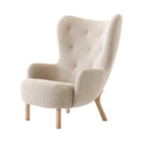 Petra Lounge Chair VB3: Oiled Oak + Karakorum 003