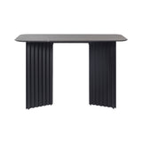 Plec Desk: Black Marquina + Black