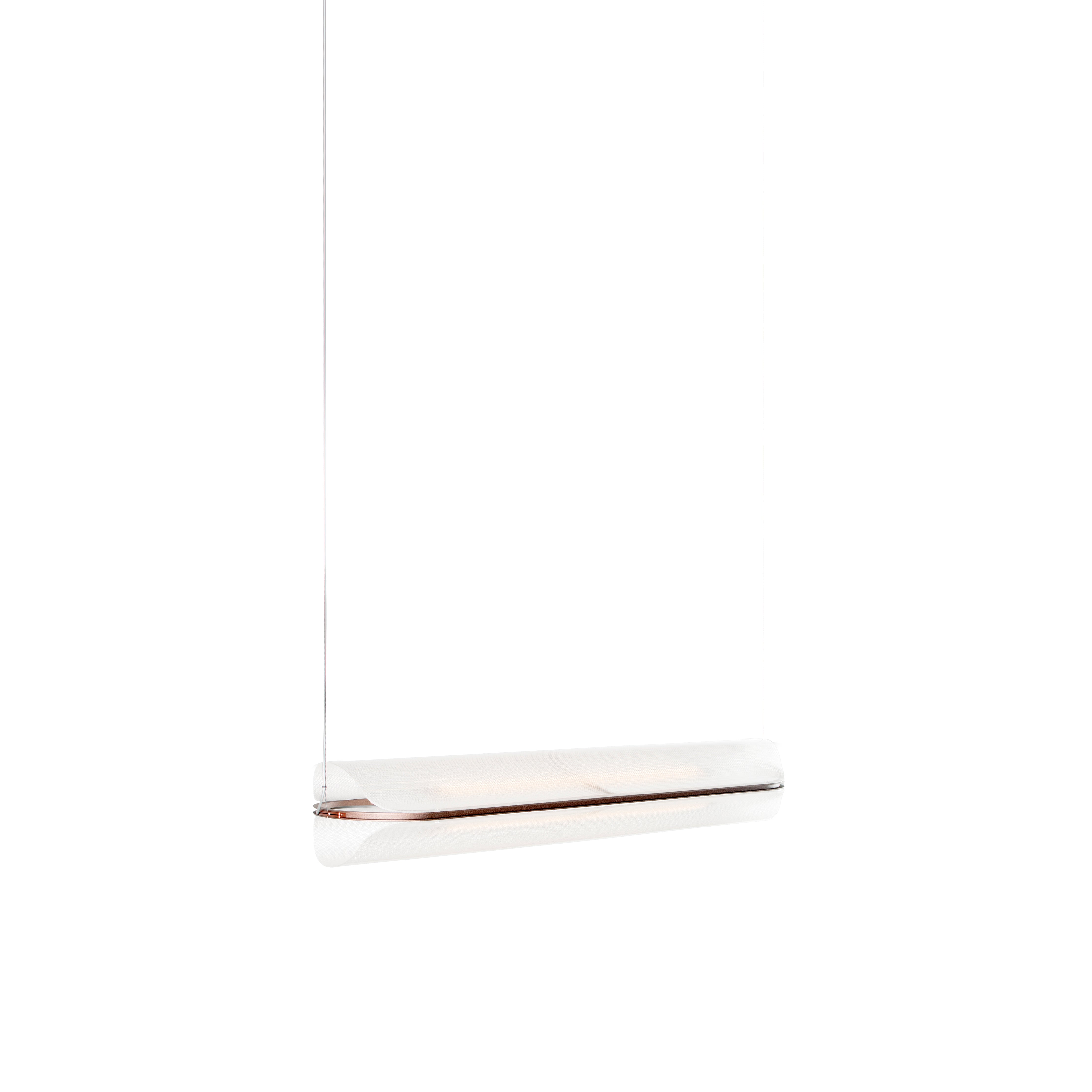 Vale System X-Axis Pendant Light: Horizontal + Side-to-Side + Vale 1 + Rust