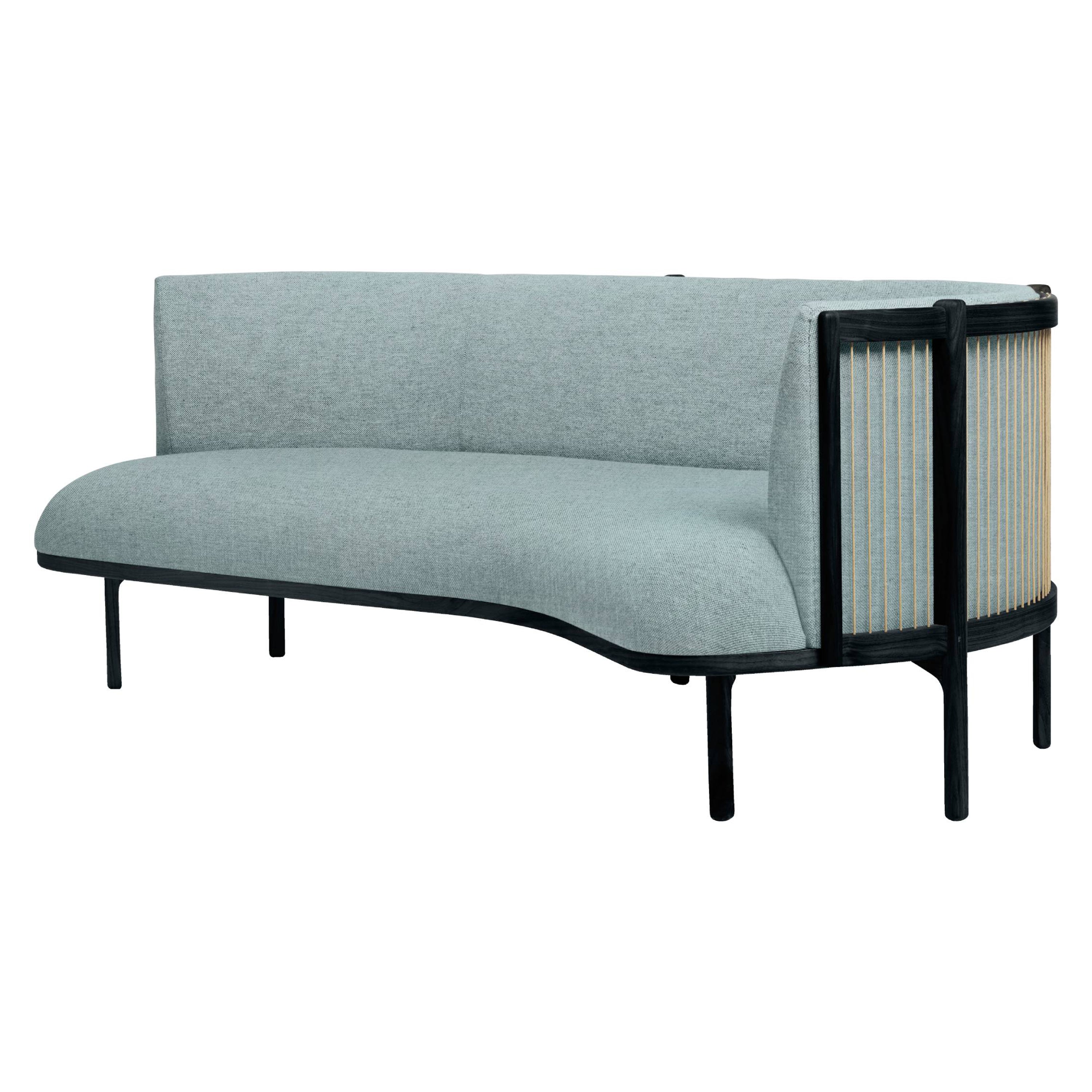 RF1903 Sideways Sofa: Black Oak + Right