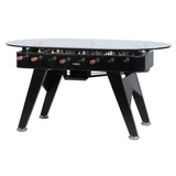 RS2 Oval Dining Football Table: Black