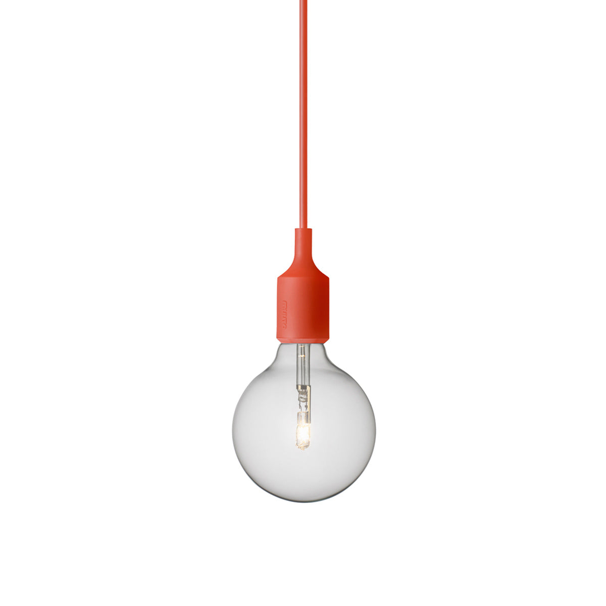 E27 Pendant Lamp: Red