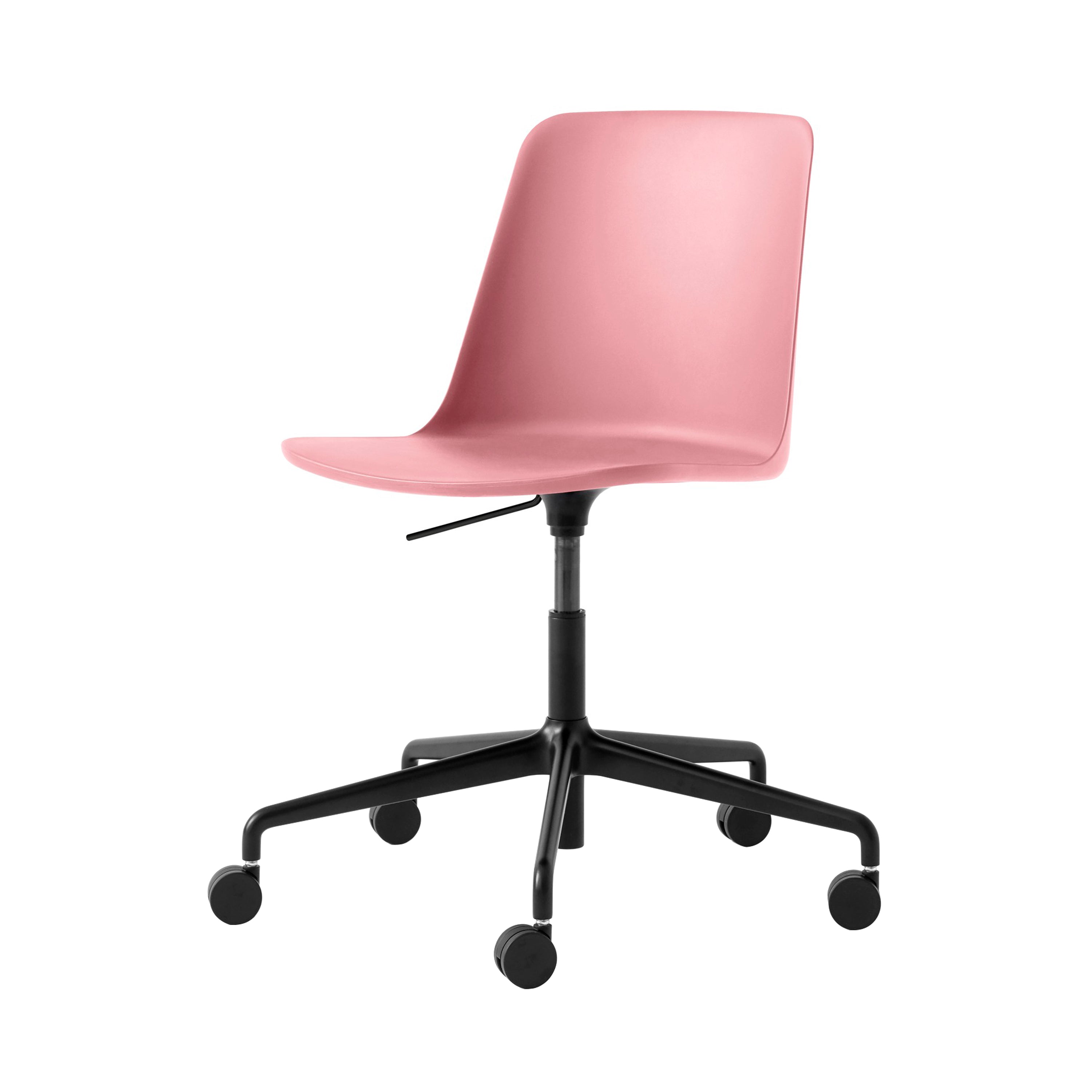 Rely Chair HW28: Soft Pink + Black