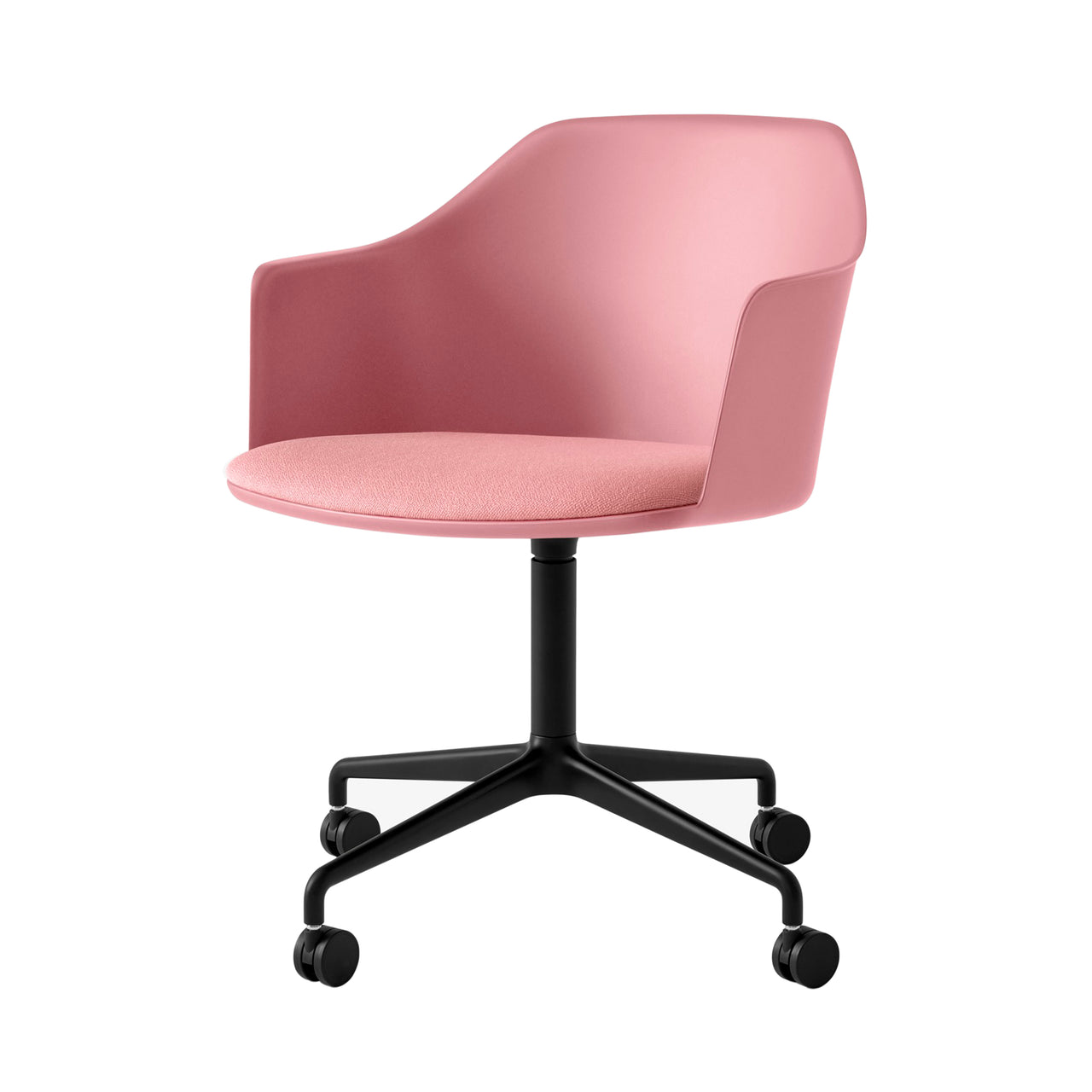 Rely Armchair HW49: Soft Pink + Black