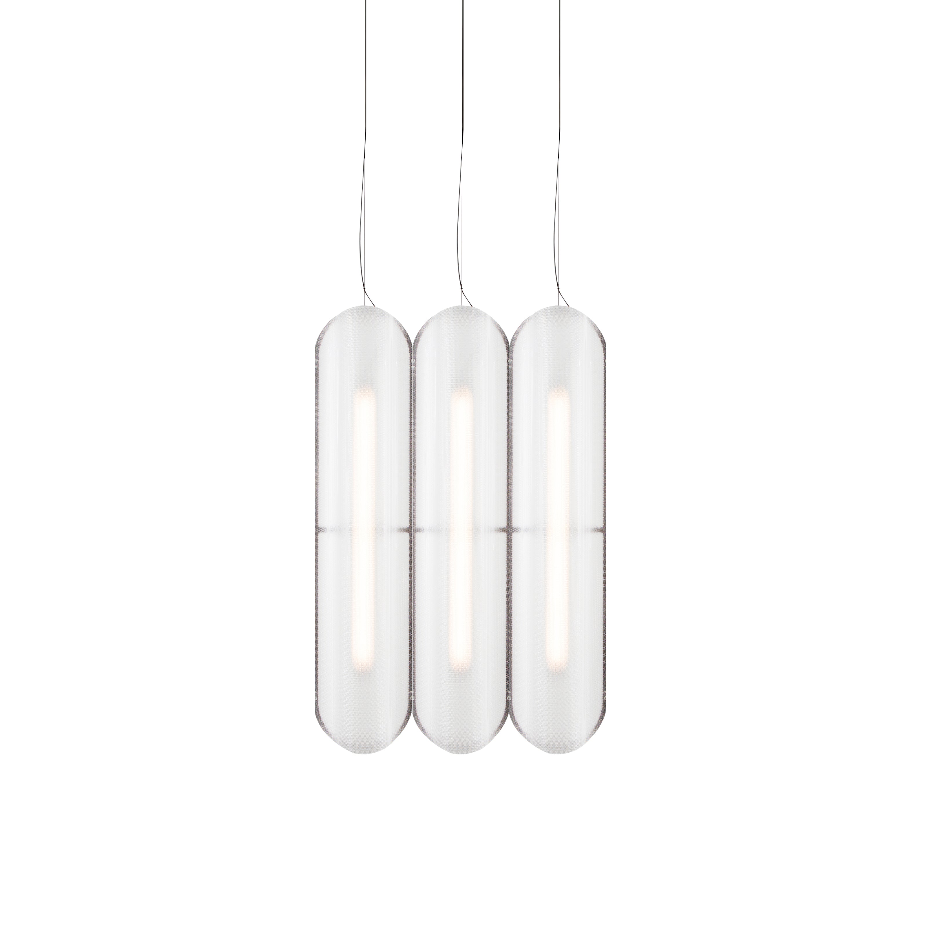 Vale System Pendant Light: Vertical + Side-to-Side + Vale 3 + Rust