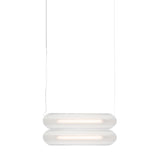 Vale System Y-Axis Pendant Light: Horizontal + Side-to-Side + Vale 2 + Silica