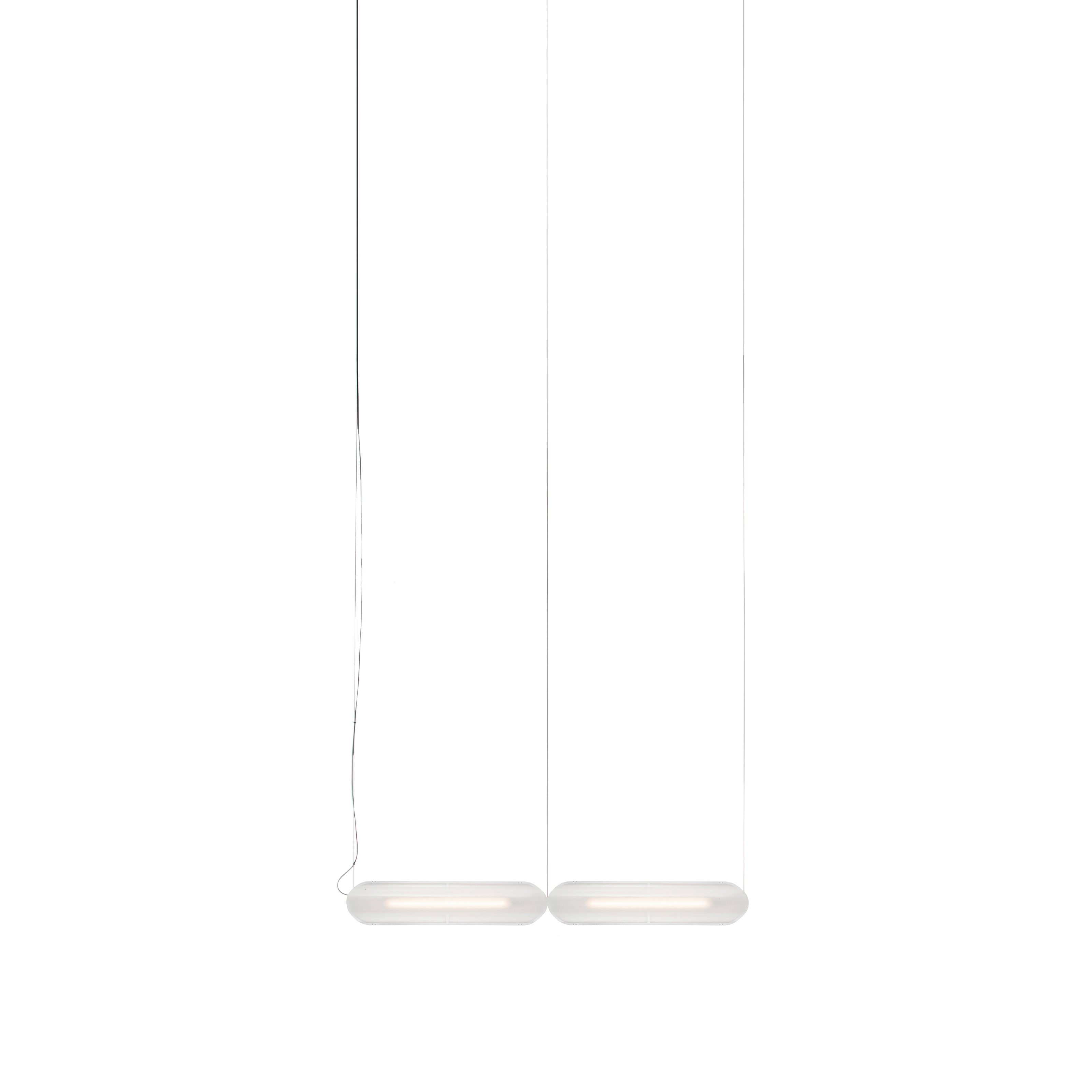 Vale System Y-Axis Pendant Light: Horizontal + End-to-End + Vale 2 + Silica