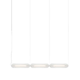 Vale System Y-Axis Pendant Light: Horizontal + End-to-End + Vale 3 + Silica