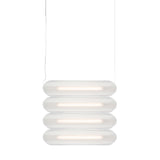 Vale System Y-Axis Pendant Light: Horizontal + Side-to-Side + Vale 4 + Silica