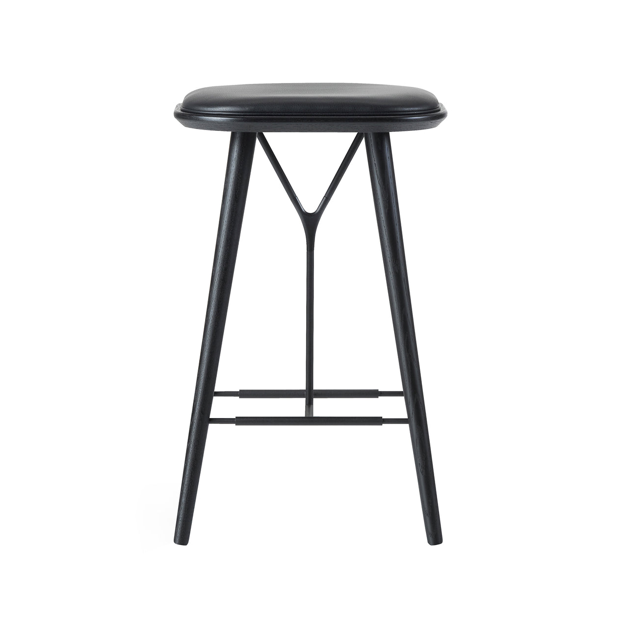 Spine Bar + Counter Stool: Counter + Black Lacquered Ash