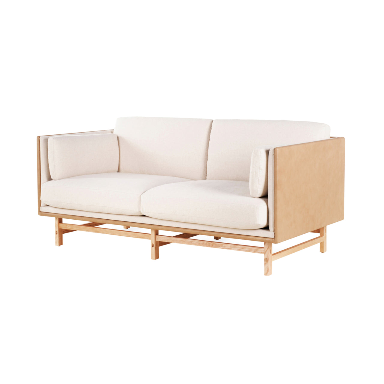 SW Sofa 2 Seater: Natural Oak