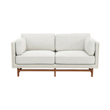 SW Sofa 2 Seater: Dark Brown Oak