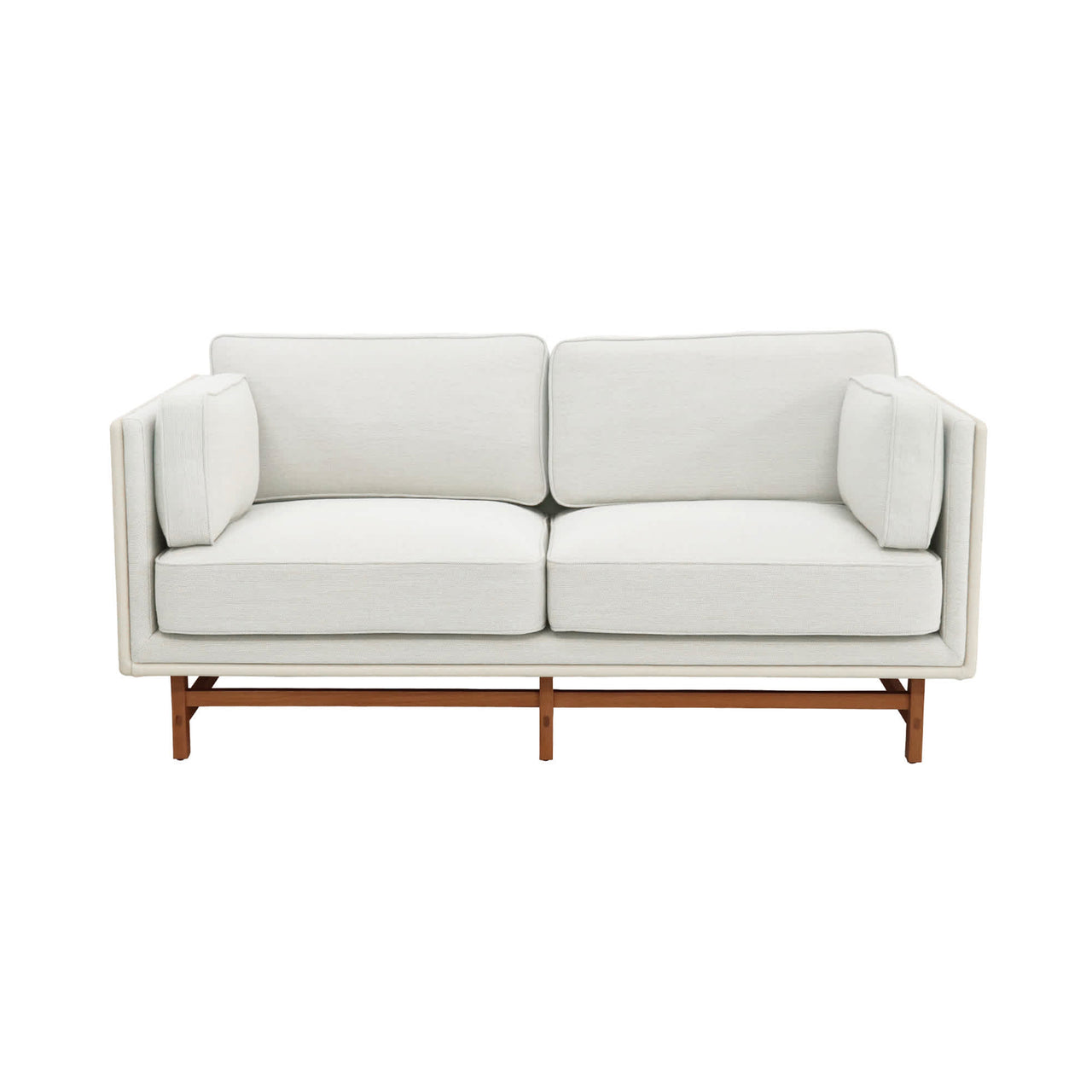 SW Sofa 2 Seater: Dark Brown Oak