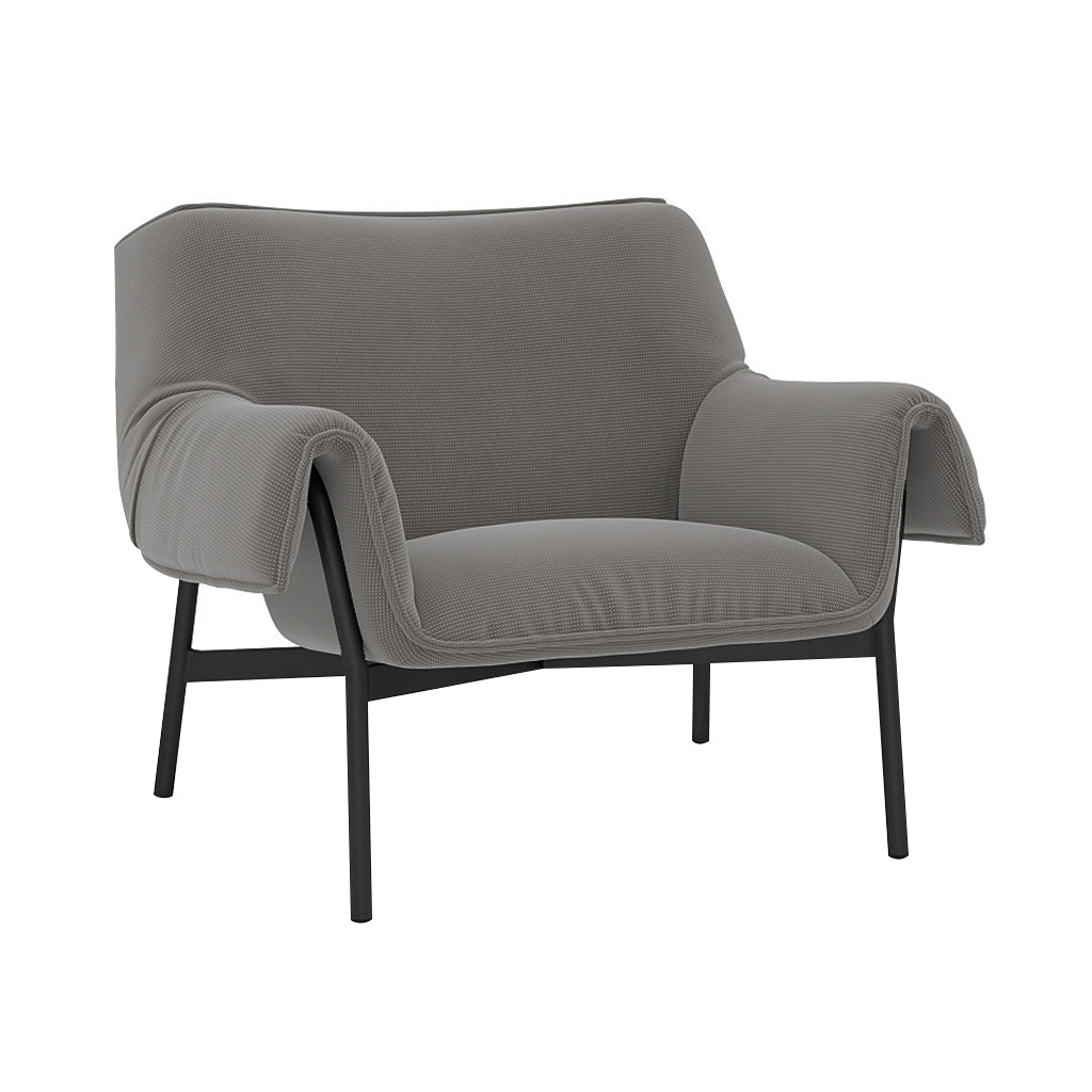 Wrap Lounge Chair: Black + Sabi 151