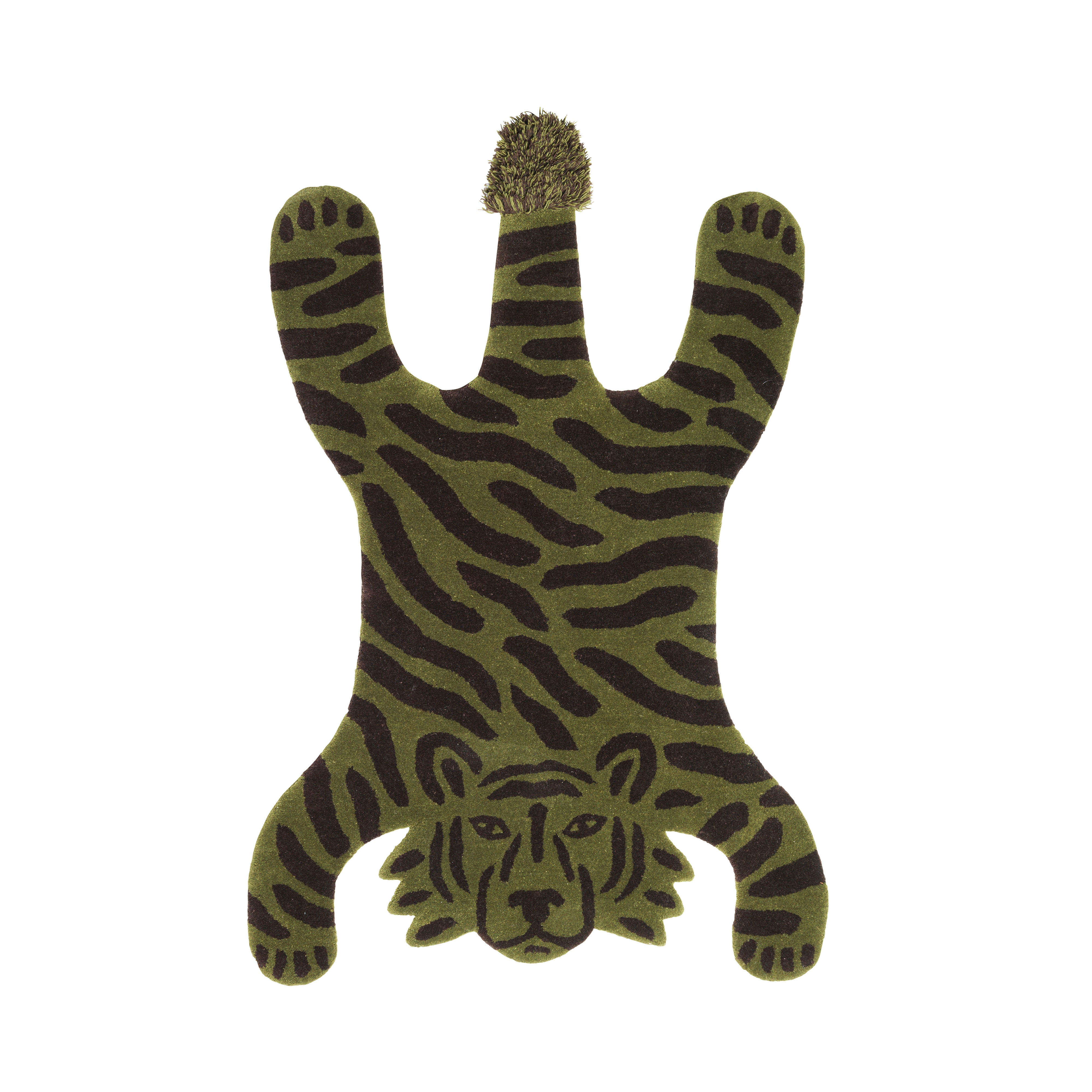 Safari Tufted Rug: Tiger