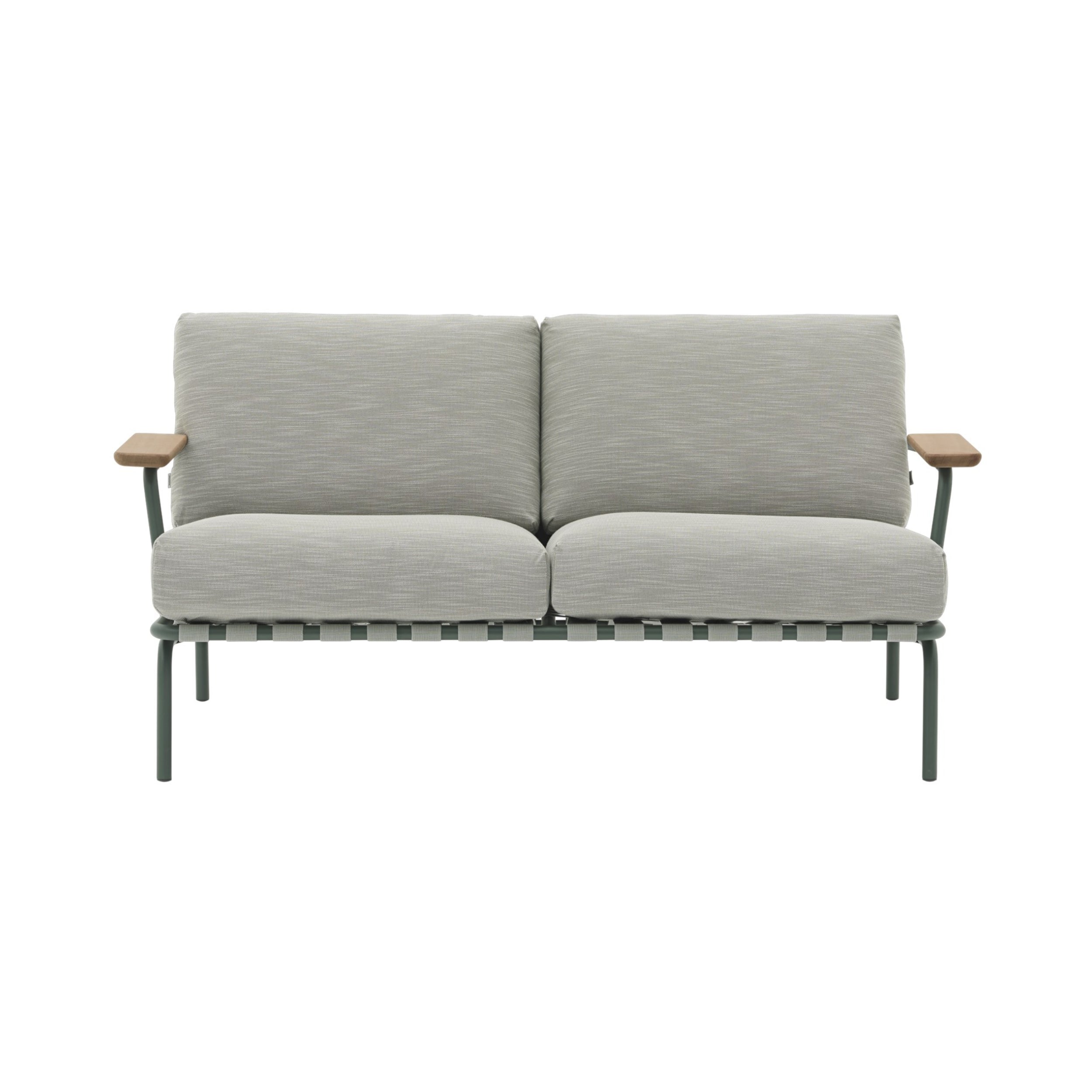 Settle Sofa: 2 Seater + Ribbed Weave 2