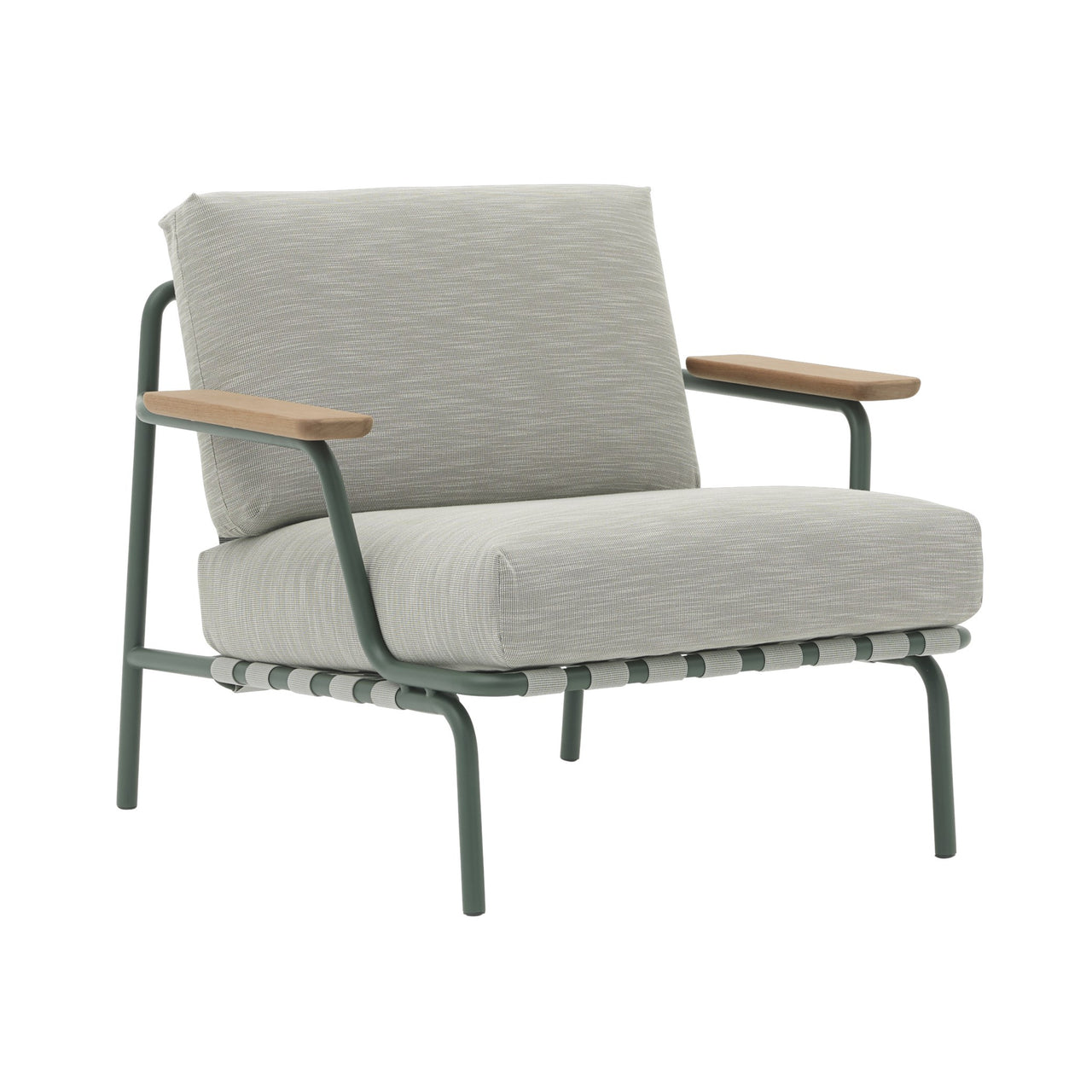 Settle Lounge Chair: Ribbed Weave 2