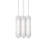 Vale System Pendant Light: Vertical + Side-to-Side + Vale 3 + Silica