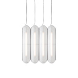 Vale System Pendant Light: Vertical + Side-to-Side + Vale 4 + Silica