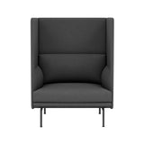 Outline Highback 1-Seater Sofa: Large + Small - 15.7