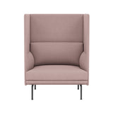 Outline Highback 1-Seater Sofa: Large + Small - 15.7