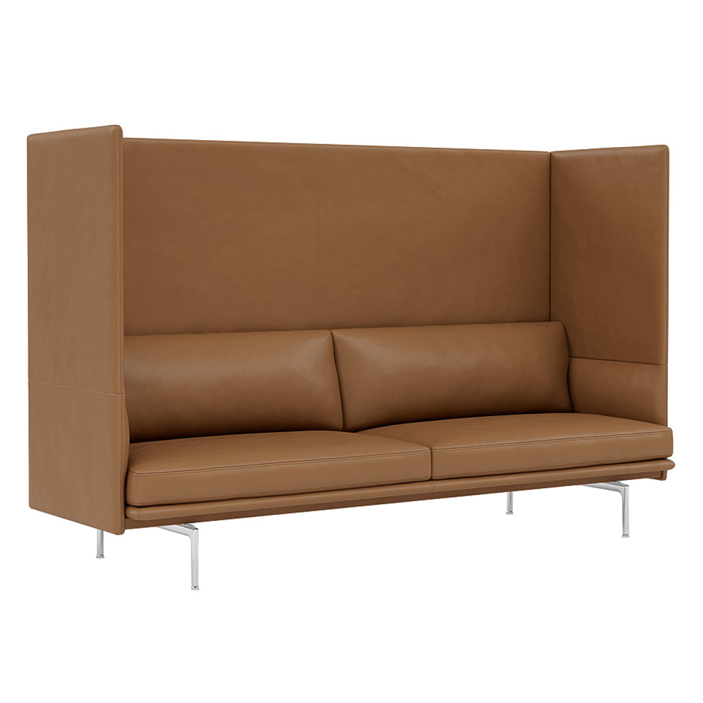 Outline Highback 3-Seater Sofa: Large + Small - 15.7