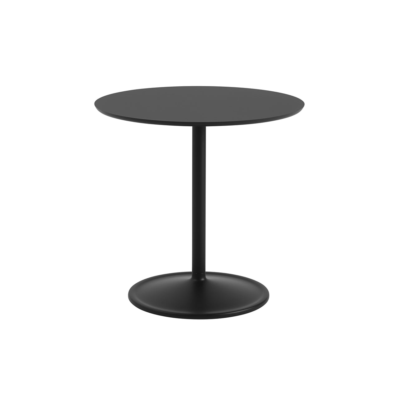 Soft Café Table: Low + Black Nanolaminate + Black