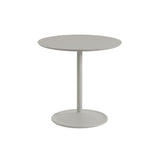 Soft Café Table: Low + Grey Linoleum + Grey