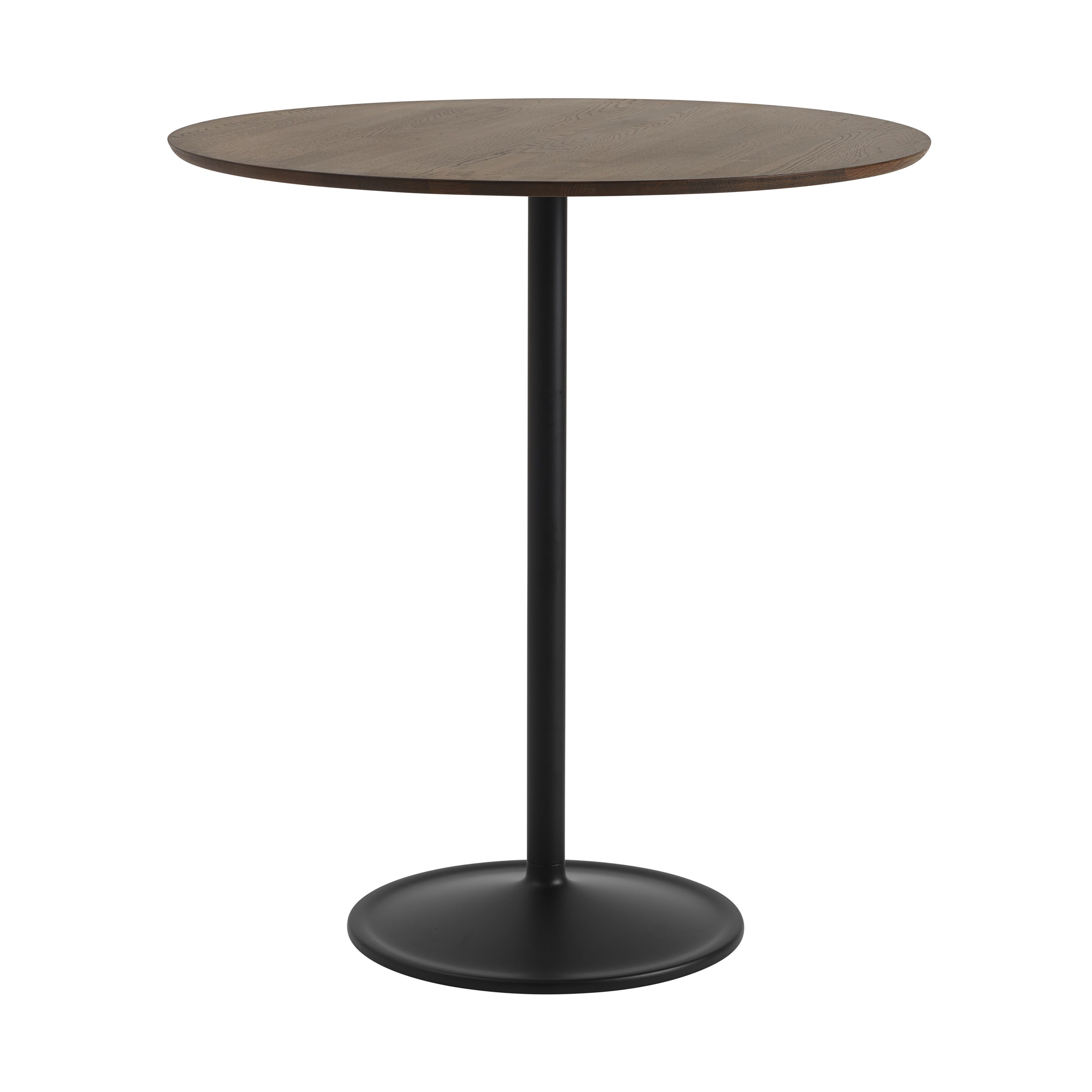 Soft Table: High + Dark Oiled Oak + Black