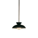 Augustus Pendant: Anthracite + Brass