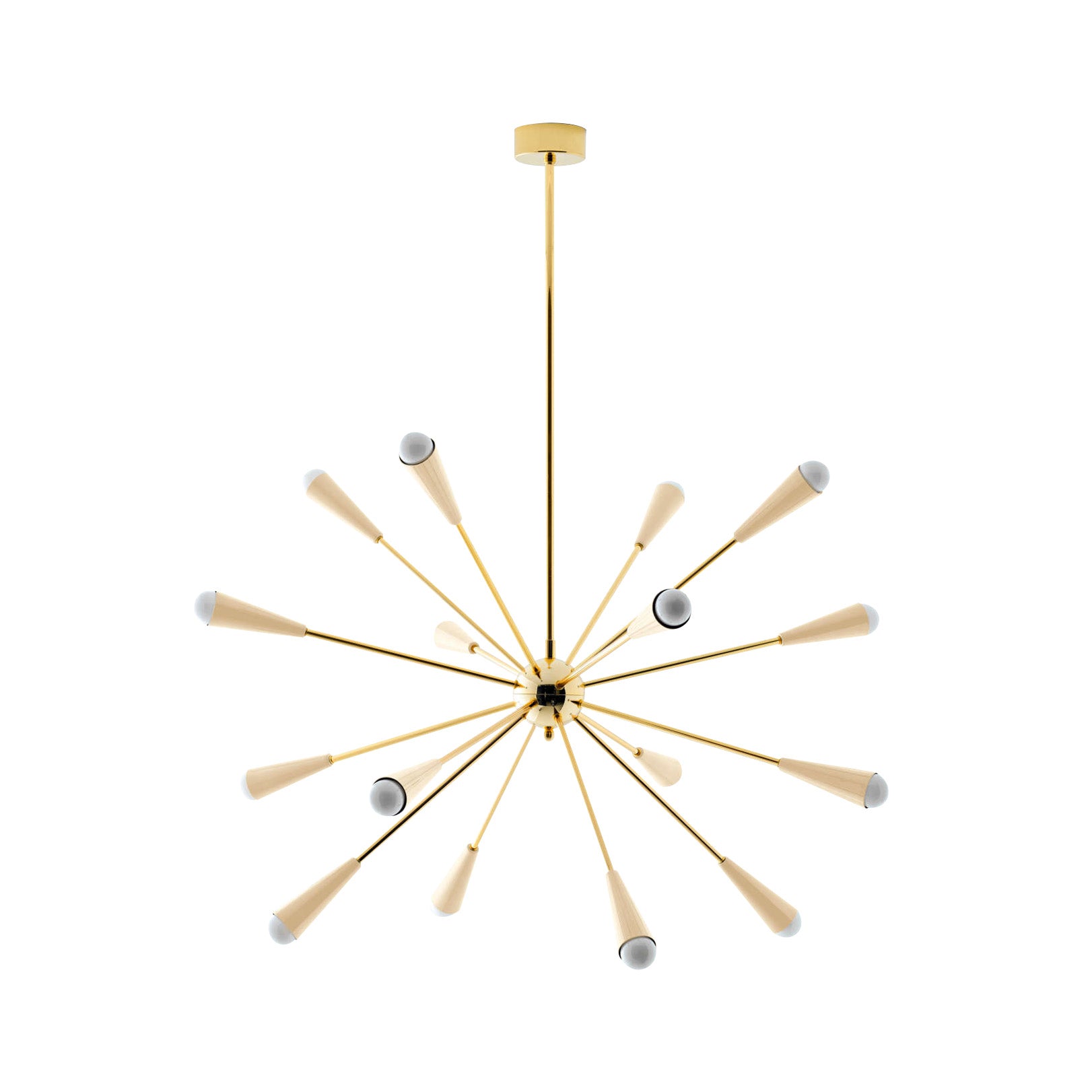 Sputnik Chandelier: White