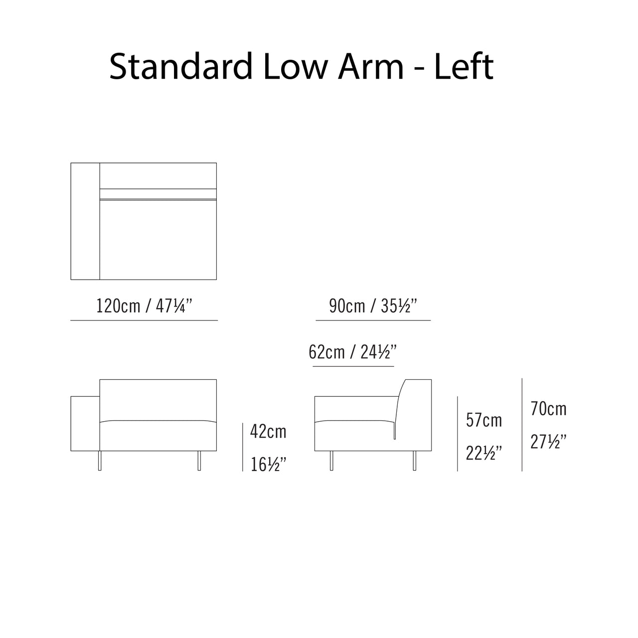 Endless Sectional Sofa: Standard