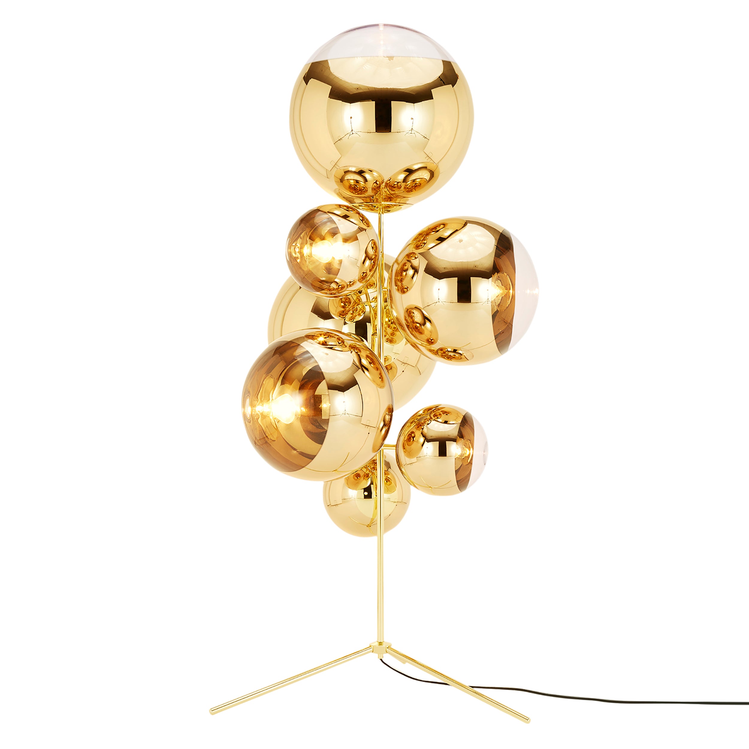 Mirror Ball Stand Chandelier