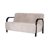 Arch 2 Seater Sofa: Black Oiled Oak