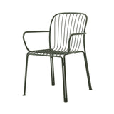 Thorvald SC95 Armchair: Outdoor + Bronze Green + Without Cushion