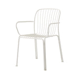 Thorvald SC95 Armchair: Outdoor + Ivory + Without Cushion