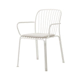 Thorvald SC95 Armchair with Seatpad: Outdoor + Ivory + Heritage Papyrus 