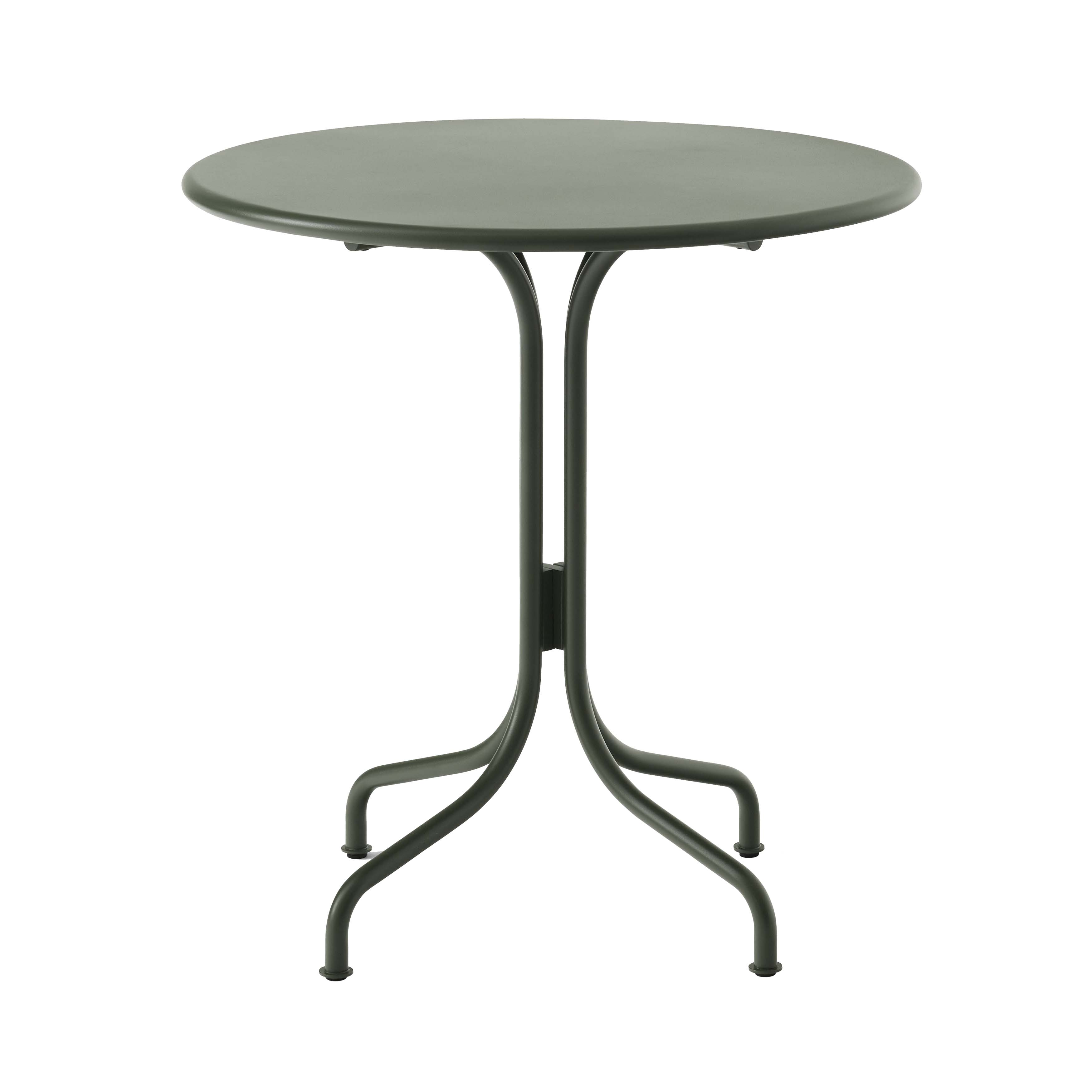 Thorvald SC96 + SC97 Cafe Table : Outdoor + Round + Bronze Green