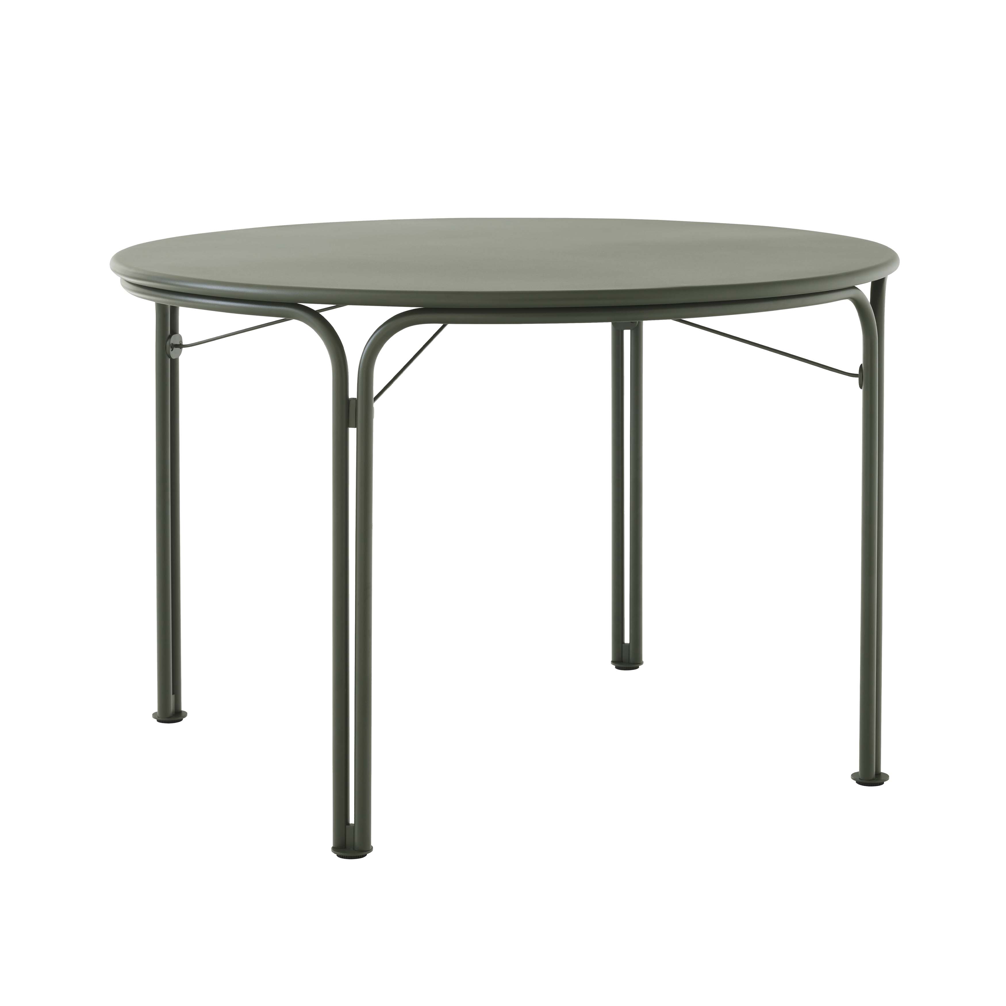 Thorvald SC98 Dining Table: Outdoor + Bronze Green