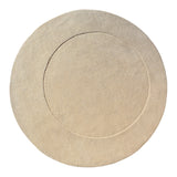 Trace Round Rug: Large + White