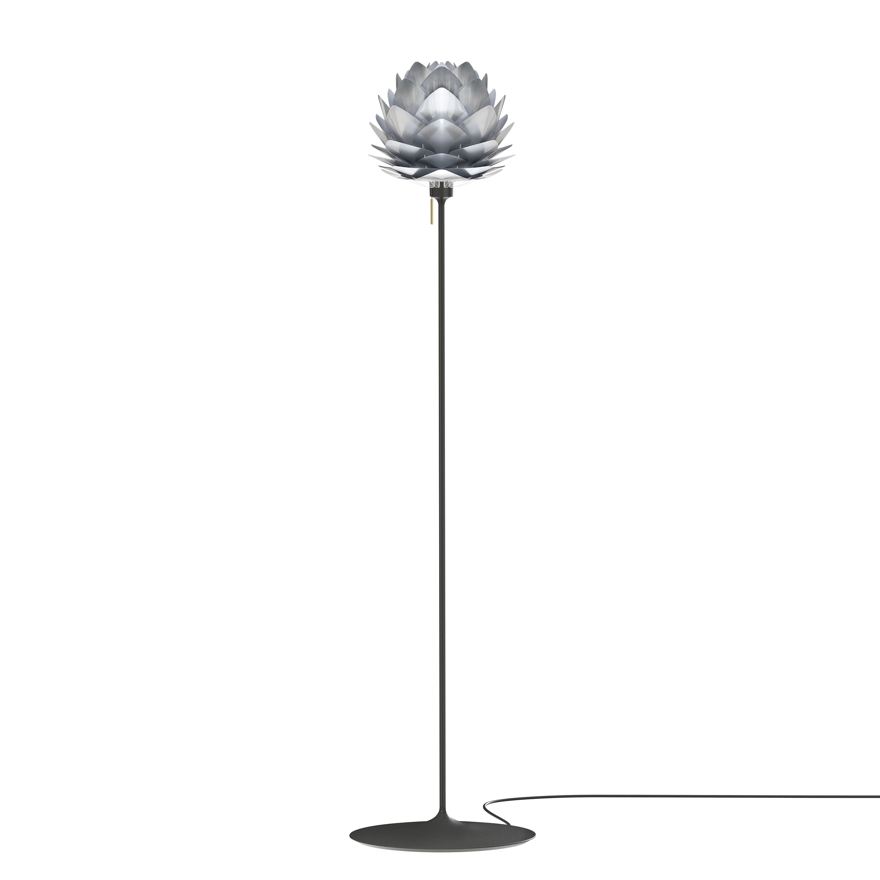 Silvia Champagne Floor Lamp: Mini - 13.4