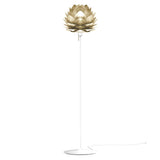 Silvia Champagne Floor Lamp: Medium - 17.7