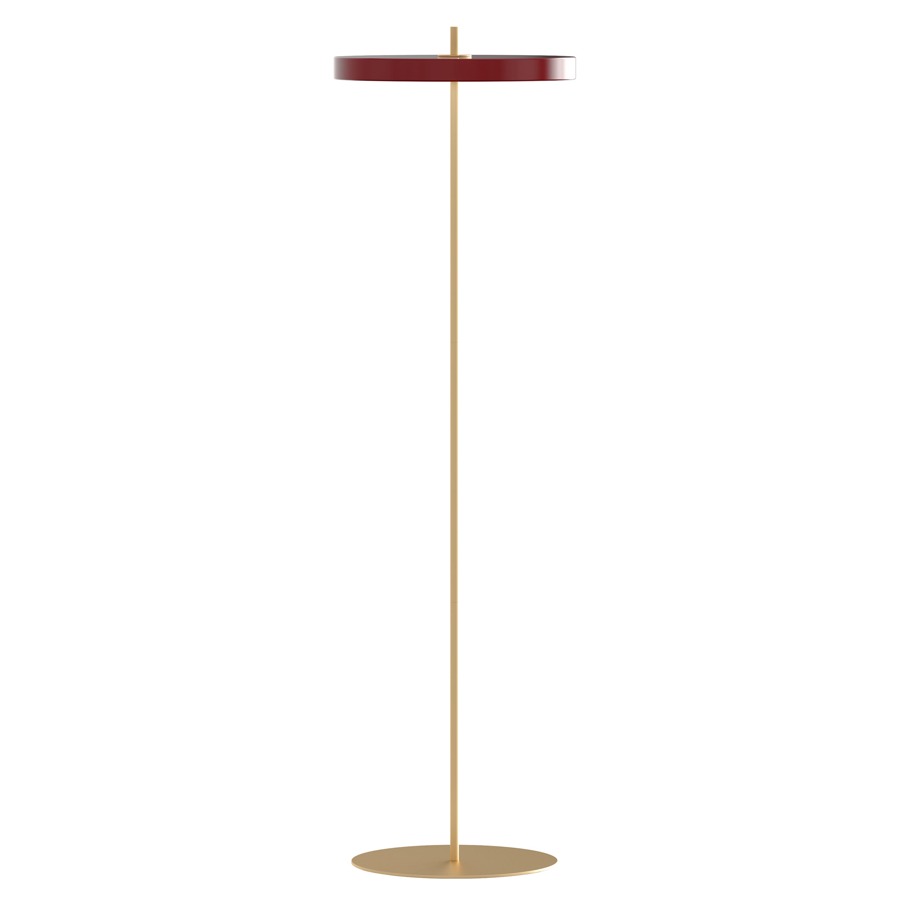 Asteria Floor Lamp: Ruby Red