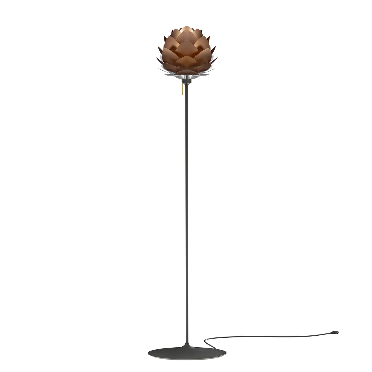 Silvia Champagne Floor Lamp: Mini - 13.4