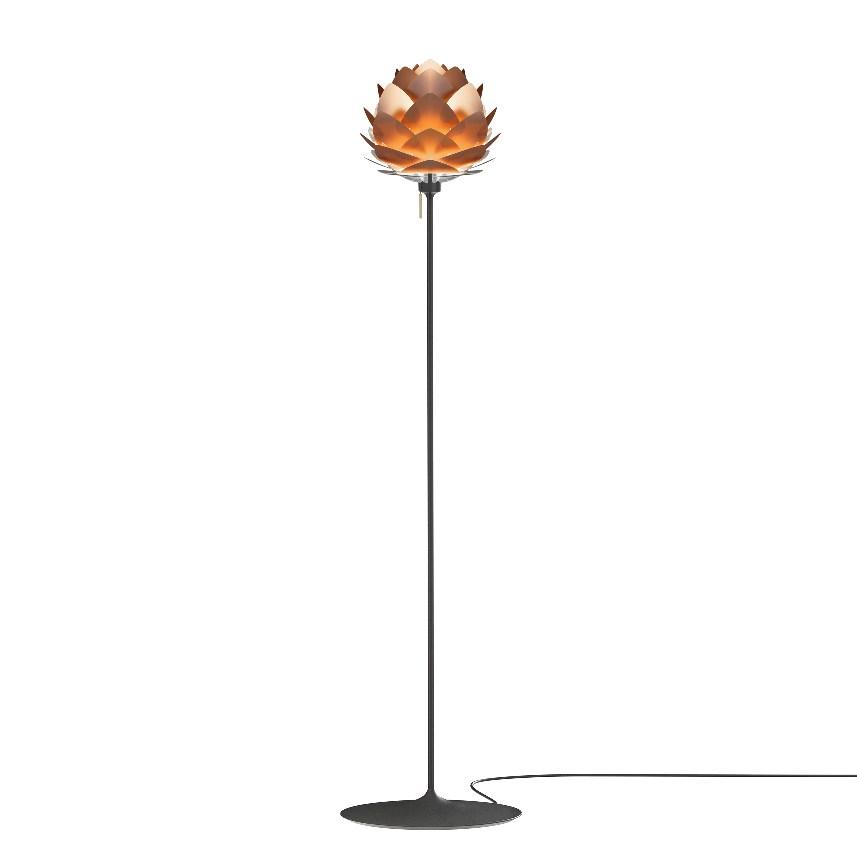 Silvia Champagne Floor Lamp: Mini - 13.4