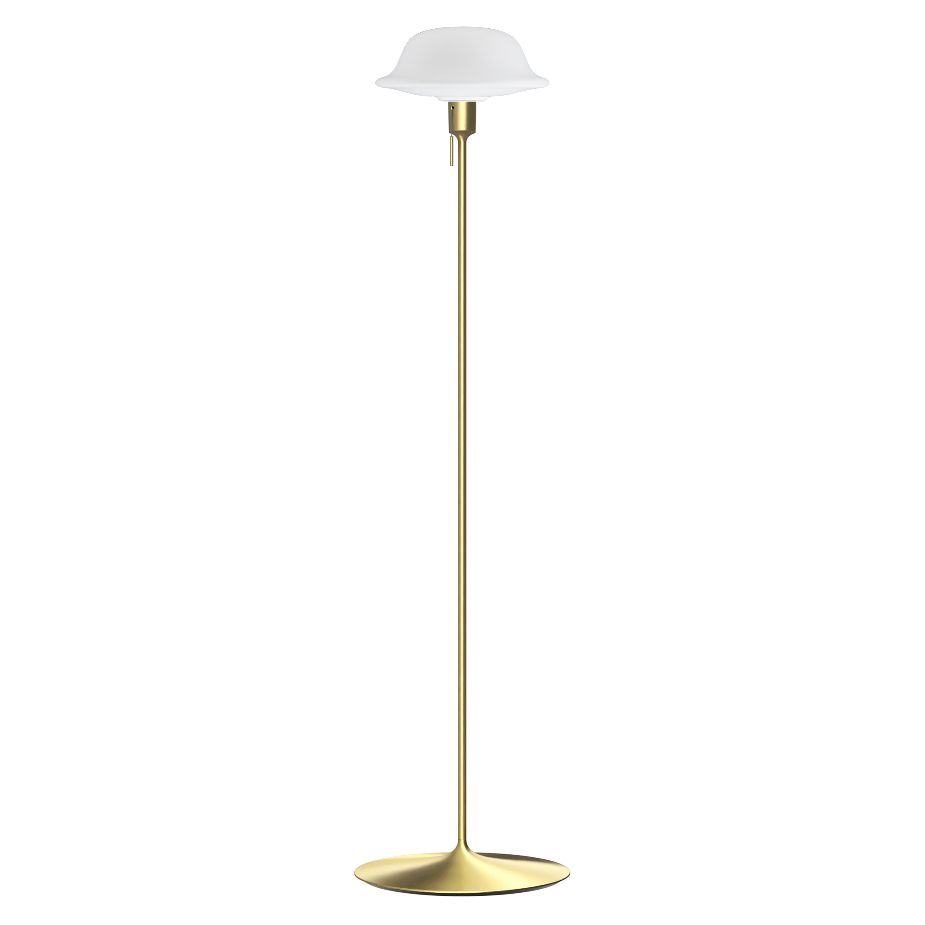 Butler Floor Lamp: Brushed Brass