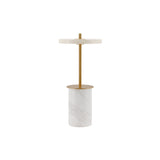 Asteria Move Mini Portable Lamp: White Marble