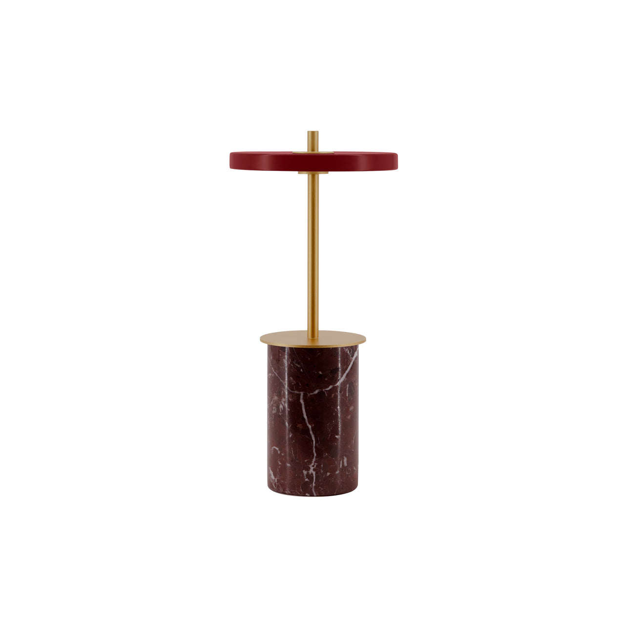 Asteria Move Mini Portable Lamp: Red Marble