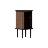 Audacious Side Table: Black Oak + Hazelnut