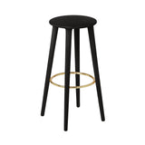 The Socialite Bar + Counter Stool: Bar + black oak